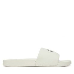 Klapki Calvin Klein Jeans. Białe klapki i japonki męskie Calvin Klein Jeans, bez wzorów, z jeansu. Za 129.99 zł.