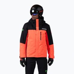 Kurtka narciarska Rossignol Hero Velika Insulated Neon Red - XXL. Brązowe kurtki narciarskie i snowboardowe męskie Rossignol, na zimę, l, bez wzorów, bez kaptura, narciarskie. Za 1,749.00 zł.