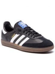 Adidas Sneakersy Samba Og B75807 Czarny. Czarne buty sportowe na co dzień męskie ADIDAS, m, bez wzorów, ze skóry, bez ramiączek, bez kaptura. Za 549.99 zł.