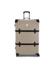 Semi Line Walizka duża T5674-4 Złoty. Żółte walizki męskie Semi-line, bez wzorów, z tworzywa sztucznego, duże. Za 339.99 zł.