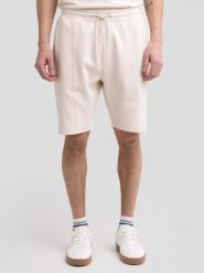 Szorty męskie dresowe kremowe Wladorsh 103/ Wlador 103. Białe szorty męskie Big Star, bez wzorów, z bawełny, eleganckie. W wyprzedaży za 139.99 zł.