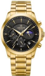 Zegarek Giewont Zegarek Męski Chronograph Sapphire Złoto Czarny GW9460-B4. Czarne zegarki męskie Giewont, złote. Za 222.15 zł.