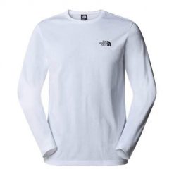 Koszulka sportowa męska The North Face Simple Dome. Białe t-shirty sportowe męskie The North Face, m, bez wzorów, sportowe, bez ramiączek. Za 139.00 zł.