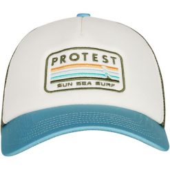 Czapka z daszkiem męska PROTEST PRTPlea. Białe czapki męskie Protest, bez wzorów, sportowe. W wyprzedaży za 107.99 zł.