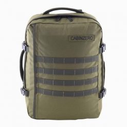 Plecak torba podręczna CabinZero Military 36 L CZ18. Zielone plecaki męskie CABINZERO, bez wzorów. W wyprzedaży za 394.95 zł.