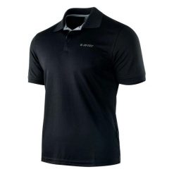 Męska Treningowa Koszulka Polo Site II. Czarne koszulki polo męskie Hi-tec, m, bez wzorów, sportowe, bez kołnierzyka, bez ramiączek. Za 94.99 zł.