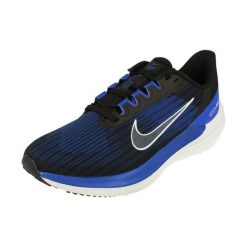 Buty Męskie Sportowe Nike Air Winflo 9. Czarne buty do biegania męskie Nike, bez wzorów, bez zapięcia, do biegania. Za 345.80 zł.