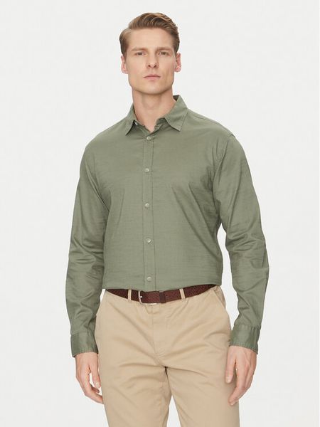 Jack & Jones Koszula Pierre 12270085 Zielony Relaxed Fit. Zielone koszule męskie Jack & Jones, m, bez wzorów, z bawełny, bez kołnierzyka, bez ramiączek. Za 79.99 zł.