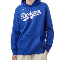 Bluza z kapturem Nike Los Angeles Dodgers. Białe bluzy z kapturem męskie Nike, bez wzorów, z kapturem. Za 335.99 zł.