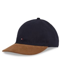 Czapka z daszkiem Tommy Hilfiger. Niebieskie czapki męskie Tommy Hilfiger, bez wzorów. Za 189.99 zł.