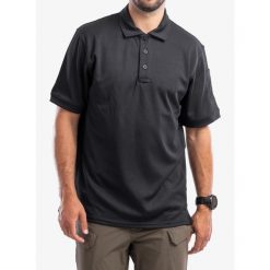 Koszulka polo męska Helikon-Tex Polo UTL - TopCool Lite. Czarne koszulki polo męskie Helikon-Tex, m, bez wzorów, bez kołnierzyka, bez ramiączek. Za 146.99 zł.