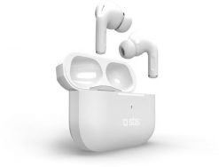SBS wireless earbuds Air Kab Max TWS, white. Białe słuchawki bluetooth NoName. Za 224.88 zł.