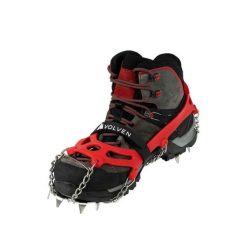 Raczki Turystyczne PRO Traxion. Czarne buty trekkingowe męskie VOLVEN, bez wzorów, sportowe, bez obcasa, bez zapięcia. Za 149.99 zł.