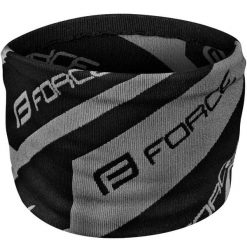 Chusta wielofunkcyjna dla dorosłych sportowa Force Step zimowa. Czarne szaliki męskie FORCE, na zimę, bez wzorów, sportowe. Za 39.90 zł.