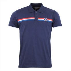 Polo Peak Mountain Ceroce. Niebieskie koszulki polo męskie Peak Mountain, na lato, m, bez wzorów, bez kołnierzyka, bez ramiączek. W wyprzedaży za 157.50 zł.