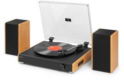 Gramofon z głośnikami vintage RP335BB jasny brąz Audizio one size. Gramofony Audizio. Za 599.00 zł.