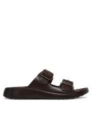 ECCO Klapki Cozmo 55280401667 Brązowy. Brązowe klapki i japonki męskie ecco, bez wzorów, ze skóry. Za 529.99 zł.