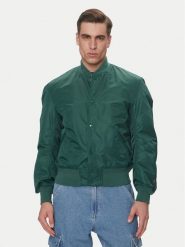 Schott NYC Kurtka bomber Sporting Zielony Oversize. Zielone kurtki męskie Schott NYC, m, bez wzorów, z syntetyku, bez ramiączek, bez kaptura. Za 609.99 zł.