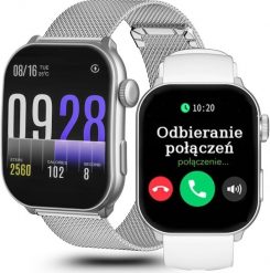 Zegarek SMARTWATCH GRAVITY GT28-9 SR/SR/WH. Zegarki smartwatch Gravity. Za 132.82 zł.