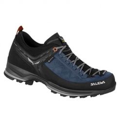 Buty trekkingowe męskie Salewa Mtn Trainer 2 Gtx. Czarne buty trekkingowe męskie Salewa, bez wzorów, z materiału, sportowe, bez obcasa, bez zapięcia. Za 1,026.00 zł.