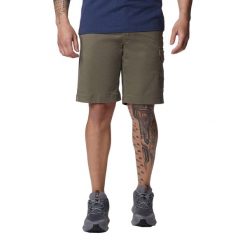 Spodenki trekkingowe męskie Columbia Pacific Ridge Belted. Zielone szorty sportowe męskie Columbia, bez wzorów, sportowe. Za 149.99 zł.