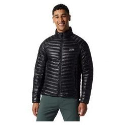 Kurtka puchowa męska Mountain Hardwear Ghost Whisperer/2. Czarne kurtki narciarskie i snowboardowe męskie MOUNTAIN HARDWEAR, na zimę, m, bez wzorów, z puchu, bez kaptura, narciarskie. W wyprzedaży za 1,191.15 zł.