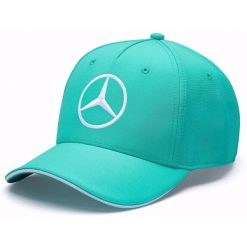 Czapka Mercedes Map F1 Team Baseball Cap, Dla obu płci. Niebieskie czapki męskie OEM, bez wzorów, z poliesteru. Za 219.99 zł.