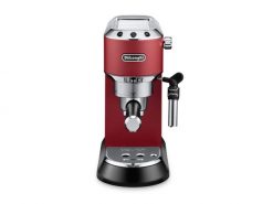 Ciśnieniowy kolbowy De'Longhi Dedica EC 685.R czerwony. Czerwone ekspresy ciśnieniowe DeLonghi. W wyprzedaży za 599.00 zł.