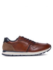 Rieker Półbuty B0503-24 Brązowy. Brązowe codzienne półbuty męskie Rieker, bez wzorów, ze skóry, bez obcasa, bez zapięcia. Za 269.99 zł.