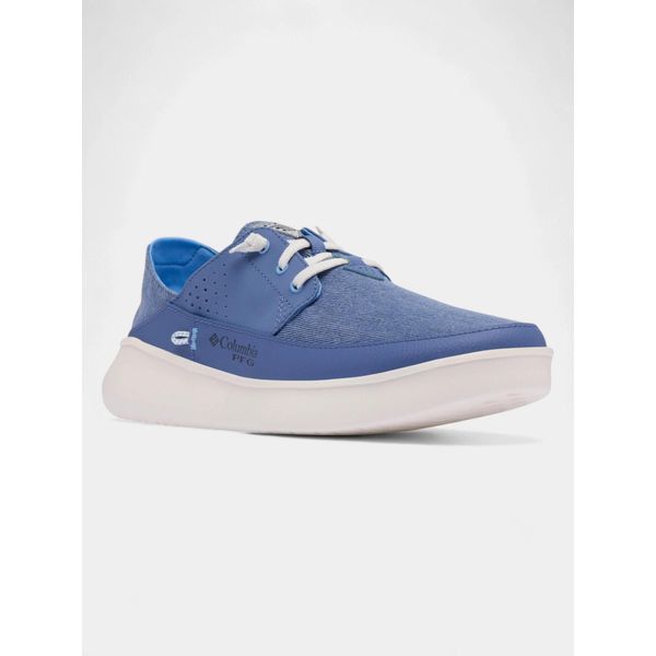 Buty letnie męskie Columbia Boatside Relaxed PFG. Białe buty trekkingowe męskie Columbia, na lato, bez wzorów, bez zapięcia, trekkingowe. W wyprzedaży za 305.10 zł.