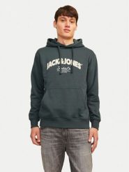 Jack & Jones Bluza Bronx 12262919 Zielony Regular Fit. Zielone bluzy nierozpinane męskie Jack & Jones, m, bez wzorów, z bawełny, bez ramiączek, bez kaptura. Za 119.99 zł.