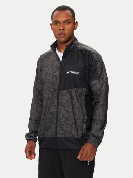 Adidas Kurtka do biegania Terrex Trail Running IN6726 Szary Regular Fit. Szare kurtki treningowe męskie ADIDAS, m, bez wzorów, z syntetyku, bez kaptura, do biegania. Za 279.99 zł.