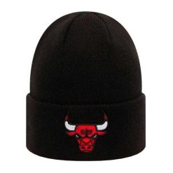 Męska Czapka Chicago Bulls. Czarne czapki męskie New Era, bez wzorów, sportowe. Za 188.99 zł.