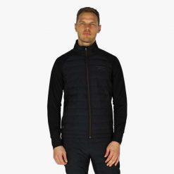 Kurtka do narciarstwa biegowego Męska Swedemount Nordic Hybrid Oddychająca. Czarne kurtki męskie SWEDEMOUNT, na zimę, m, bez wzorów, z tkaniny, sportowe, bez ramiączek, bez kaptura. Za 399.99 zł.