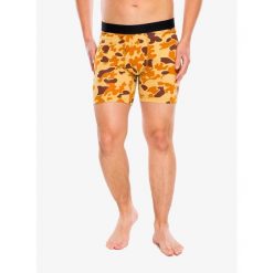 Bokserki termoaktywne męskie Stance Camo Boxer Brief. Brązowe bielizna termoaktywna męska Stance, l, bez wzorów, bez ramiączek. Za 114.99 zł.