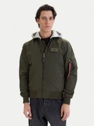 Alpha Industries Kurtka bomber Ma-1 196108 Szary Regular Fit. Szare kurtki męskie Alpha Industries, m, bez wzorów, z syntetyku, bez ramiączek, bez kaptura. Za 669.99 zł.