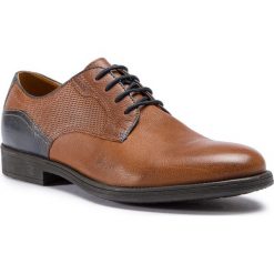 Półbuty GEOX - U Jaylon E U82Y7E 00043 C6N4E Cognac/Blue. Eleganckie półbuty męskie marki Geox. Za 429.00 zł.