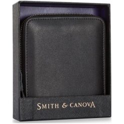 Smith & Canova Portfel Męski Czarny. Portfele męskie marki Smith & Canova. Za 149.00 zł.