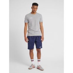 Koszulka sportowa z krótkim rękawem męska Hummel hmlGO cotton. Szare t-shirty sportowe męskie HUMMEL, m, bez wzorów, sportowe, bez ramiączek. Za 40.00 zł.