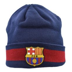 Czapka FC Barcelona - oficjalna licencjonowana. Niebieskie czapki męskie FC Barcelona, bez wzorów, sportowe. Za 99.00 zł.