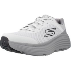 SKECHERS Sneaker GRIJS 46 (Z1052). Szare buty trekkingowe męskie Skechers, bez wzorów, z syntetyku, sportowe, bez obcasa, bez zapięcia. Za 358.15 zł.