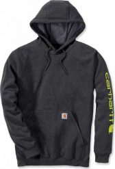 Carhartt Bluza Carhartt Midweight Signature Logo Carbon. Bluzy nierozpinane męskie Carhartt, m, bez wzorów, bez ramiączek, bez kaptura. Za 265.11 zł.