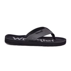 Klapki Japonki Męskie WRANGLER Zane Flipflop Men Low 20251044.20251044.10E Szare. Szare klapki i japonki męskie bez wzorów. Za 190.94 zł.