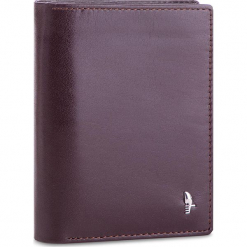 Duży Portfel Męski PUCCINI - PL1900 Brown 2. Brązowe portfele męskie Puccini, bez wzorów, ze skóry. W wyprzedaży za 129.00 zł.