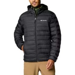 Kurtka COLUMBIA LAKE 22 II DOWN HOODED JACKET Czarny. Czarne kurtki męskie Columbia, bez wzorów, sportowe, bez ramiączek, bez kaptura. Za 659.49 zł.