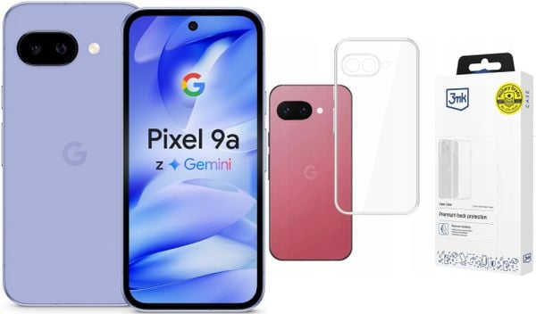 Smartfon Pixel 9A 5G 8/128GB Fioletowy (99936220) + Etui Clear Case. Fioletowe smartfony Google. Za 1,773.00 zł.