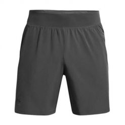 Spodnie sportowe męskie Under Armour 1376508025. Szare szorty sportowe męskie Under Armour, bez wzorów, z materiału, sportowe. Za 215.00 zł.
