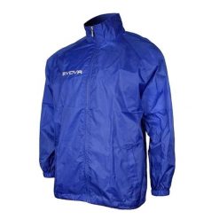 Męska Ocieplana Kurtka Basico Z Pełnym Zamkiem Błyskawicznym. Niebieskie kurtki męskie Givova, m, bez wzorów, z puchu, sportowe, bez ramiączek, bez kaptura. Za 82.99 zł.