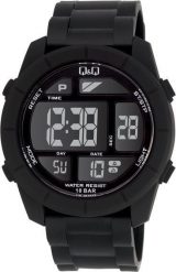 Zegarek Q&Q Męski M123-001 Dual Time czarny. Czarne zegarki męskie Q&Q. Za 109.00 zł.