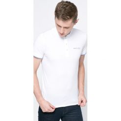 Marciano Guess - Polo. Szare koszulki polo męskie Marciano Guess, z aplikacjami, z bawełny, polo. W wyprzedaży za 199.90 zł.